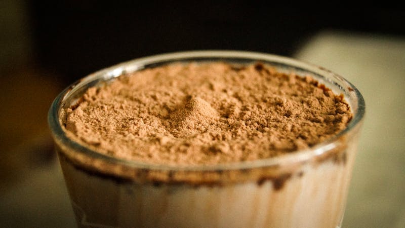 Classic tiramisu dessert